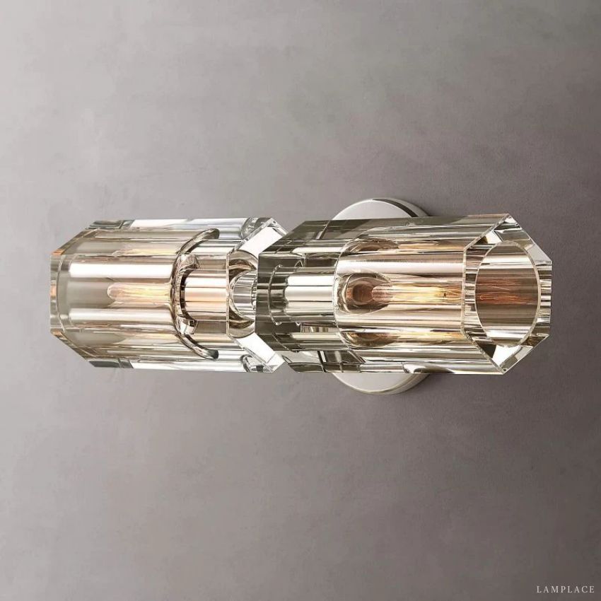 Arcachon Gear Crystal Linear Wall Sconce