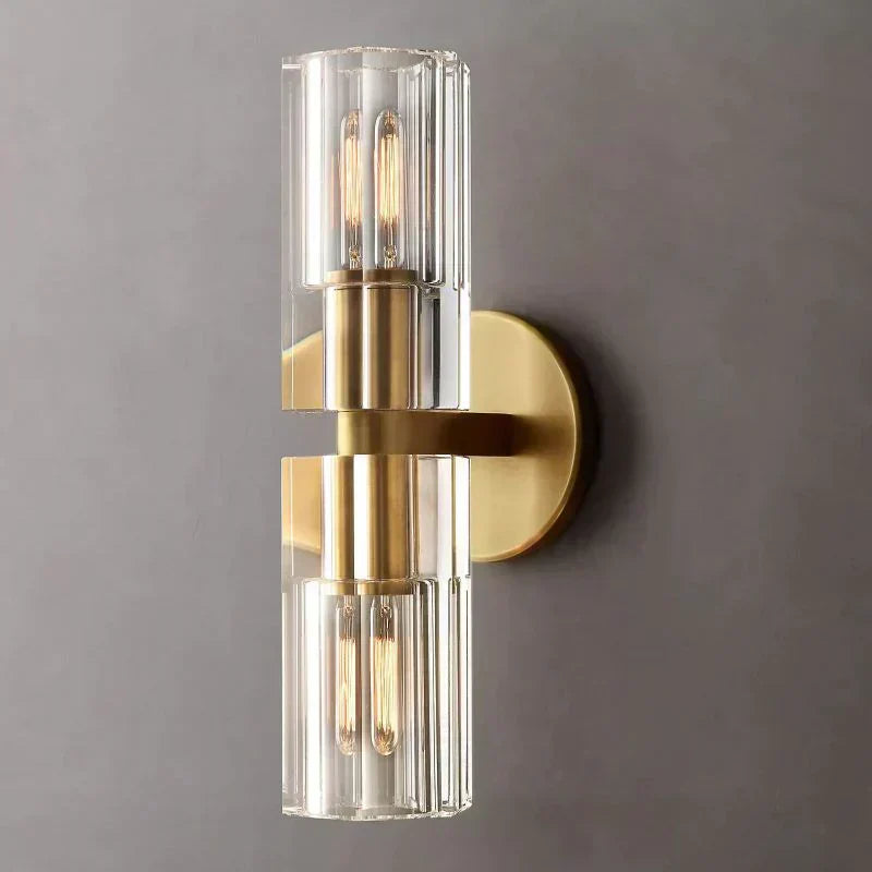 Arcachon Gear Crystal Linear Wall Sconce