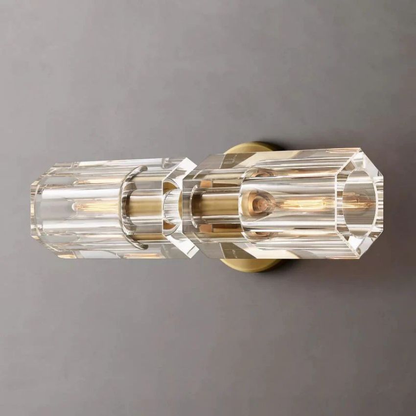 Arcachon Gear Crystal Linear Wall Sconce