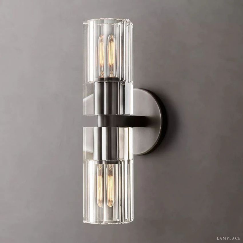 Arcachon Gear Crystal Linear Wall Sconce