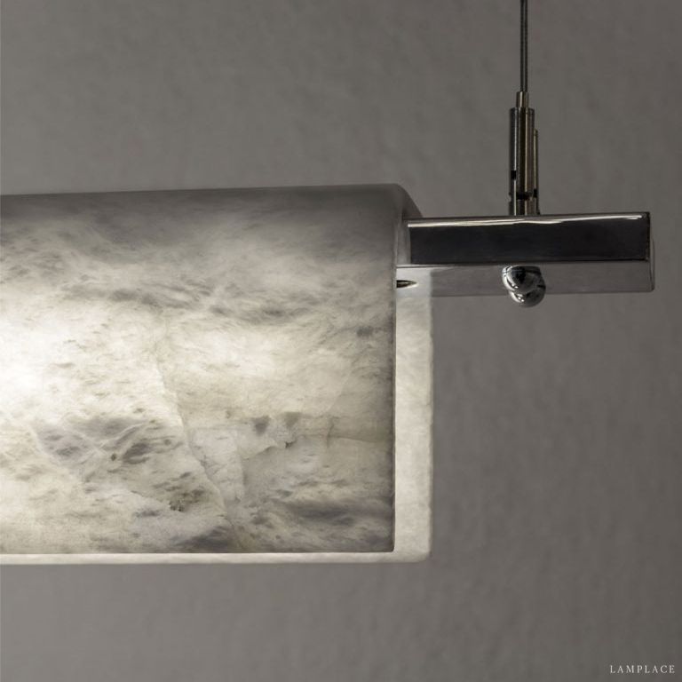 Alabaster Studio Folded Linear Chandelier