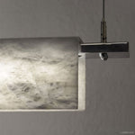 Alabaster Studio Folded Linear Chandelier
