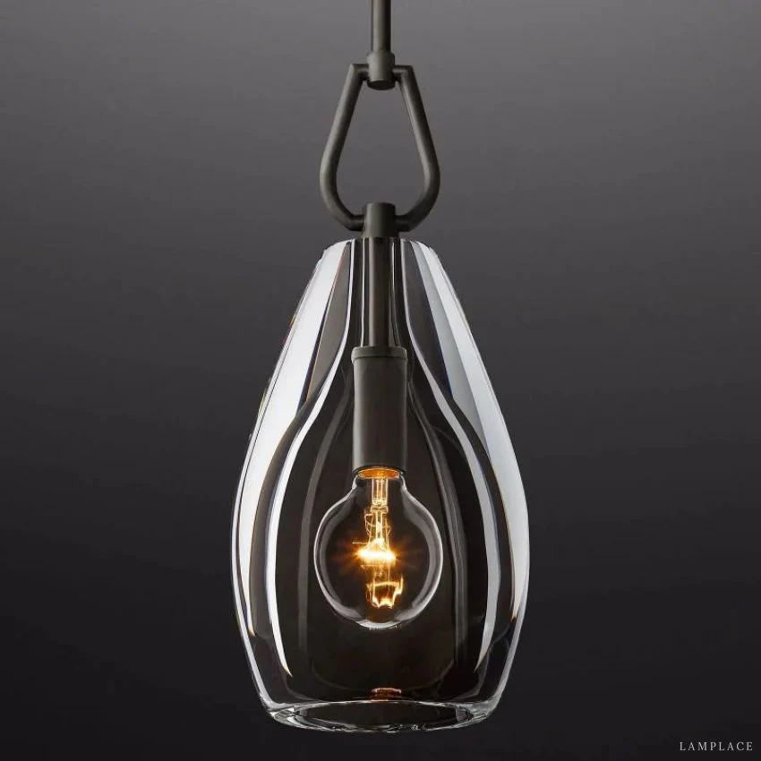 Botanist Crystal Flute Pendant Light