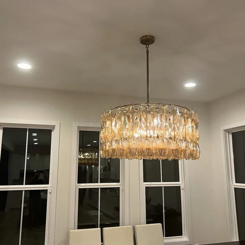Chiara Murano Glass Round Chandelier 37"