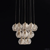 Boule De Radiant Crystal Cluster Chandelier 19"