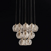 Boule De Radiant Crystal Cluster Chandelier 19"