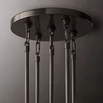 Marignan Modern Crystal Tiered Round Chandelier 48"