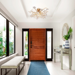 Fiore Delicate Flower Flush Mount