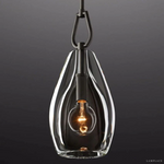 Botanist Crystal Flute Pendant Light