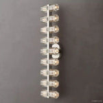 Arcachon Gear Crystal 18-Light Wall Sconce