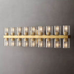 Arcachon Gear Crystal 18-Light Wall Sconce