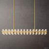 Arcachon Gear Crystal Rectangular Chandelier 54"