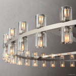 Arcachon Gear Crystal Round Chandelier 60"