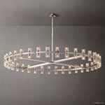 Arcachon Gear Crystal Round Chandelier 60"