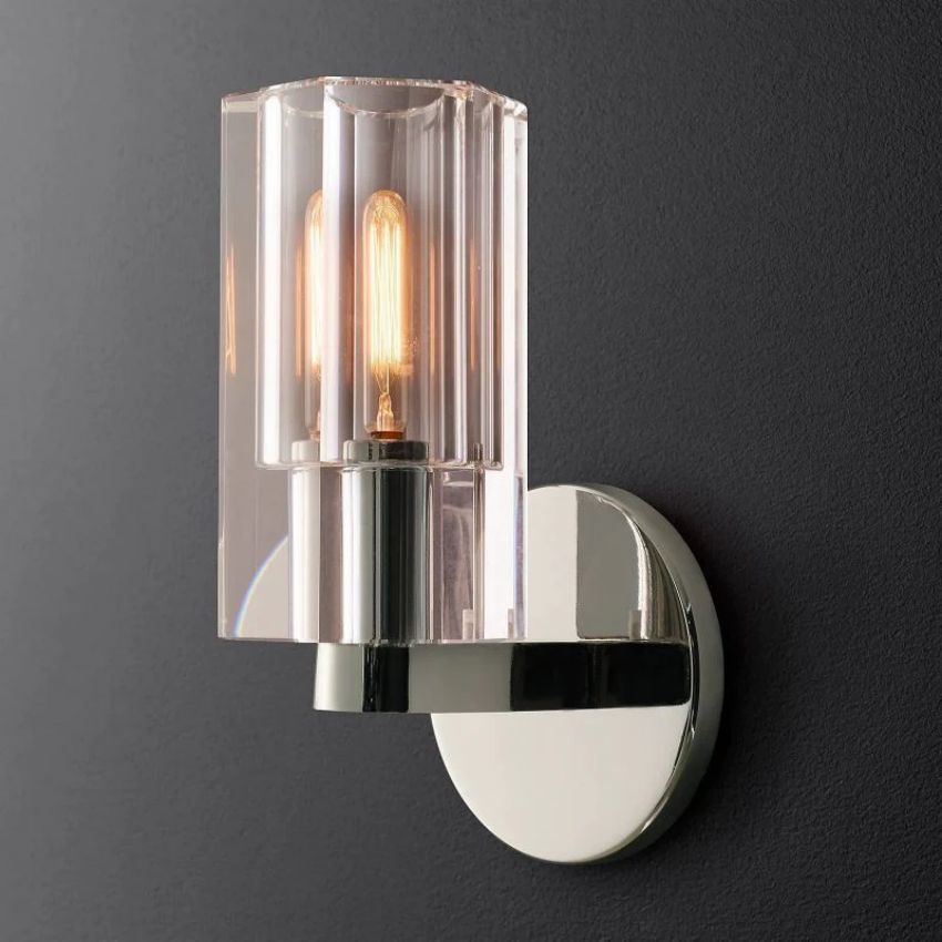 Arcachon Gear Crystal Wall Sconce