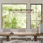 Aubrey Crystal Ball Rectangular Chandelier