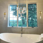 Soltaire Raindrop Crystal Round Chandelier