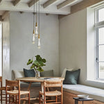 Soltaire Raindrop Glass Cluster Pendant Light