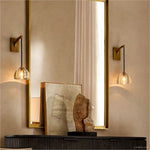Hemisphere Delicate Crystal Wall Sconce