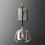 Hemisphere Delicate Crystal Wall Sconce