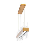 Alabaster Acropolis LED Linear Chandelier