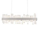 Alabaster Acropolis LED Linear Chandelier