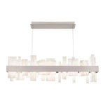 Alabaster Acropolis LED Linear Chandelier