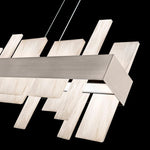 Alabaster Acropolis LED Linear Chandelier