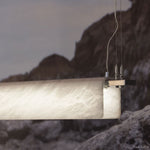 Alabaster Studio Folded Linear Chandelier