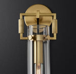 Machinist Glass Cylinder Wall Sconce