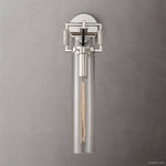 Machinist Glass Cylinder Wall Sconce