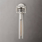 Machinist Glass Cylinder Wall Sconce
