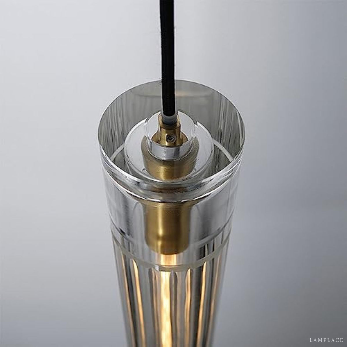 Vallon Channel Glass Pendant Light