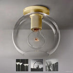 Utilitaire Globe Shade Flush Mount