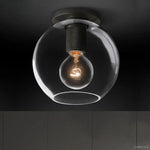 Utilitaire Globe Shade Flush Mount