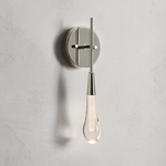 Soltaire Raindrop Glass Wall Sconce