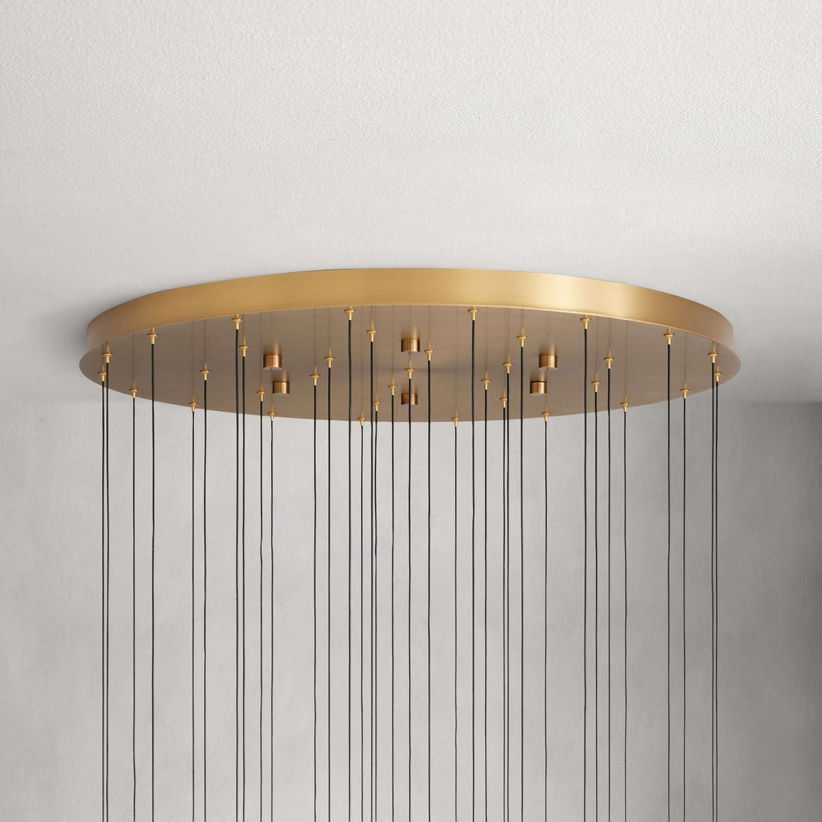 Soltaire Raindrop Glass Round Chandelier