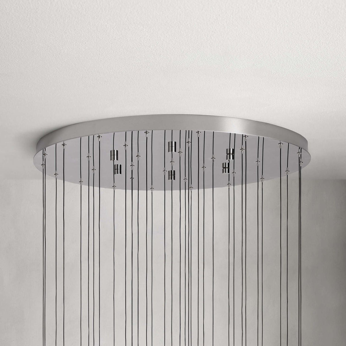 Soltaire Raindrop Glass Round Chandelier