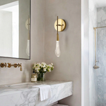 Soltaire Raindrop Glass Wall Sconce