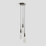 Soltaire Raindrop Crystal Cluster Pendant Light