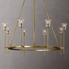 Torche Sculpted Glow Round Chandelier 46"