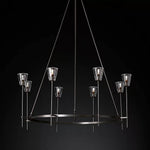 Torche Sculpted Glow Round Chandelier 46"