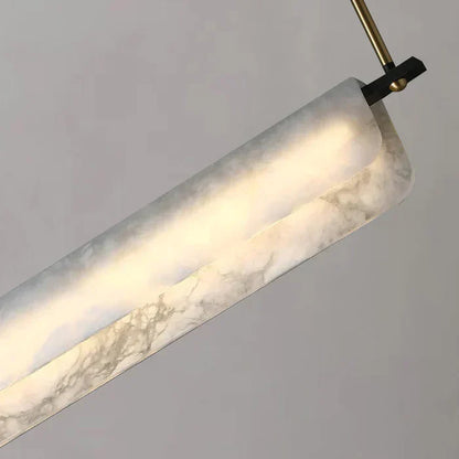 Alabaster Studio Folded Linear Chandelier