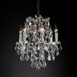 Rococo Vintage Crystal Round Chandelier 18"