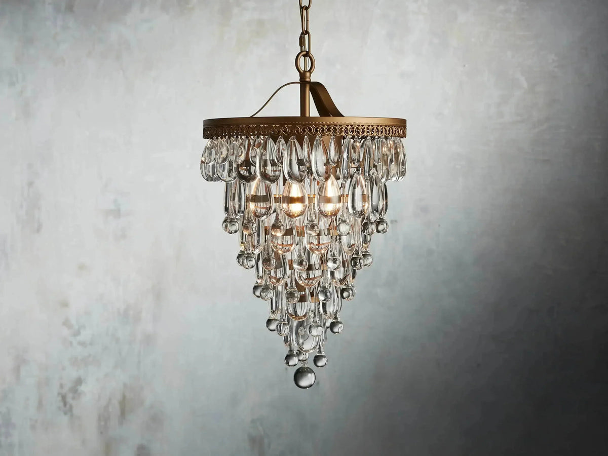 Anabella Exquisite Crystal Round Chandelier