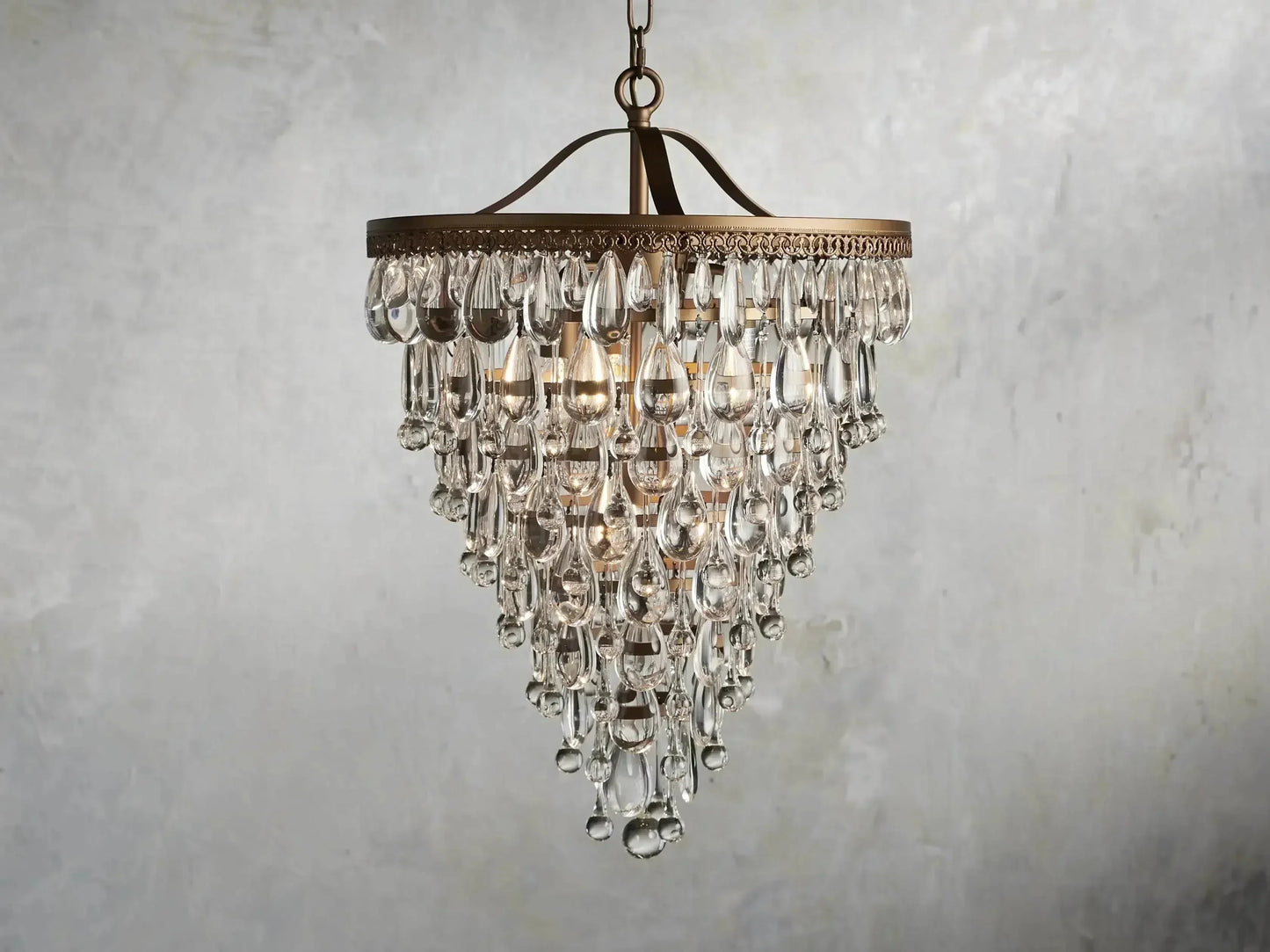 Anabella Exquisite Crystal Round Chandelier