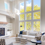 Soltaire Raindrop Crystal Round Chandelier