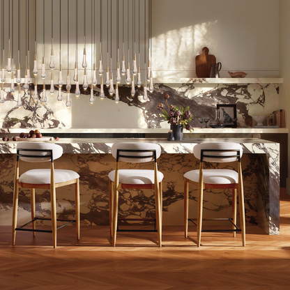 Soltaire Raindrop Glass Linear Chandelier