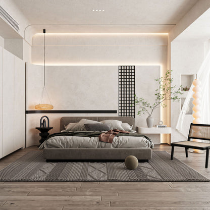 White Alabaster Adjustable Suspension Chandelier