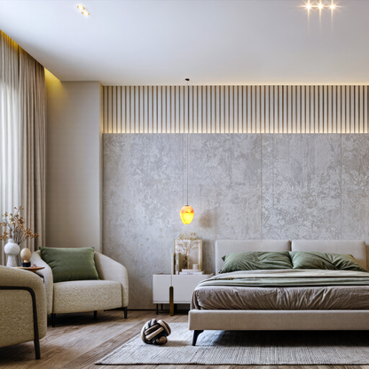 Sculpted Alabaster LED Pendant Light